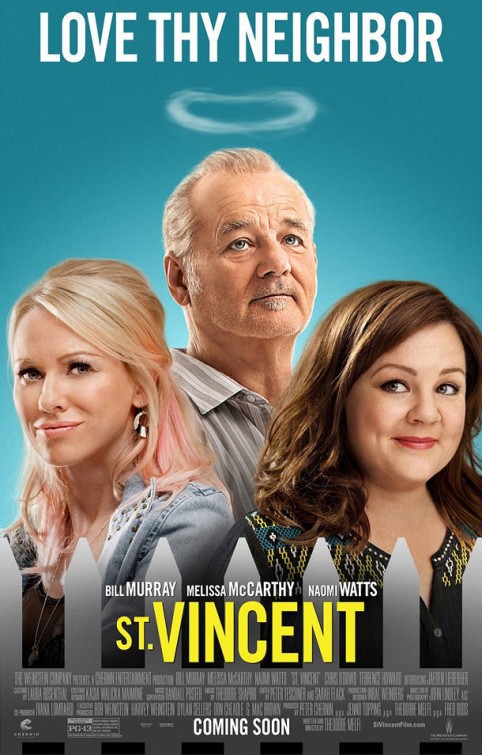 Movies with a message, 27 March -- St Vincent