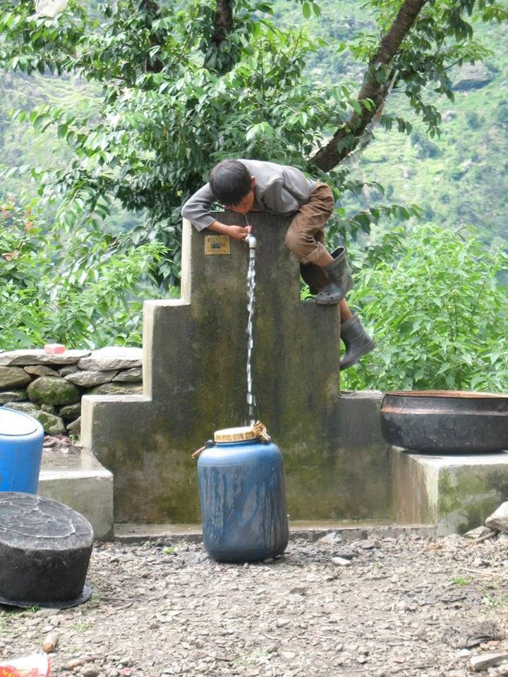 water fountain Nepal - Thandiwe