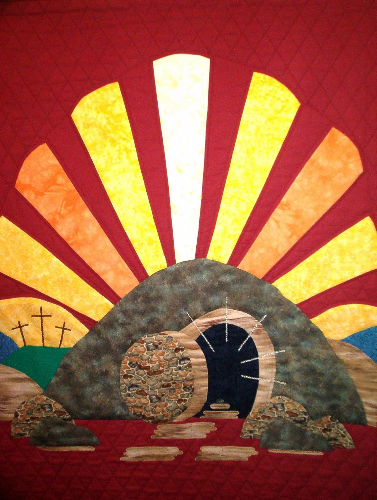 Easter banner, Rowville Uniting Church in Australia, Victoria - Copy