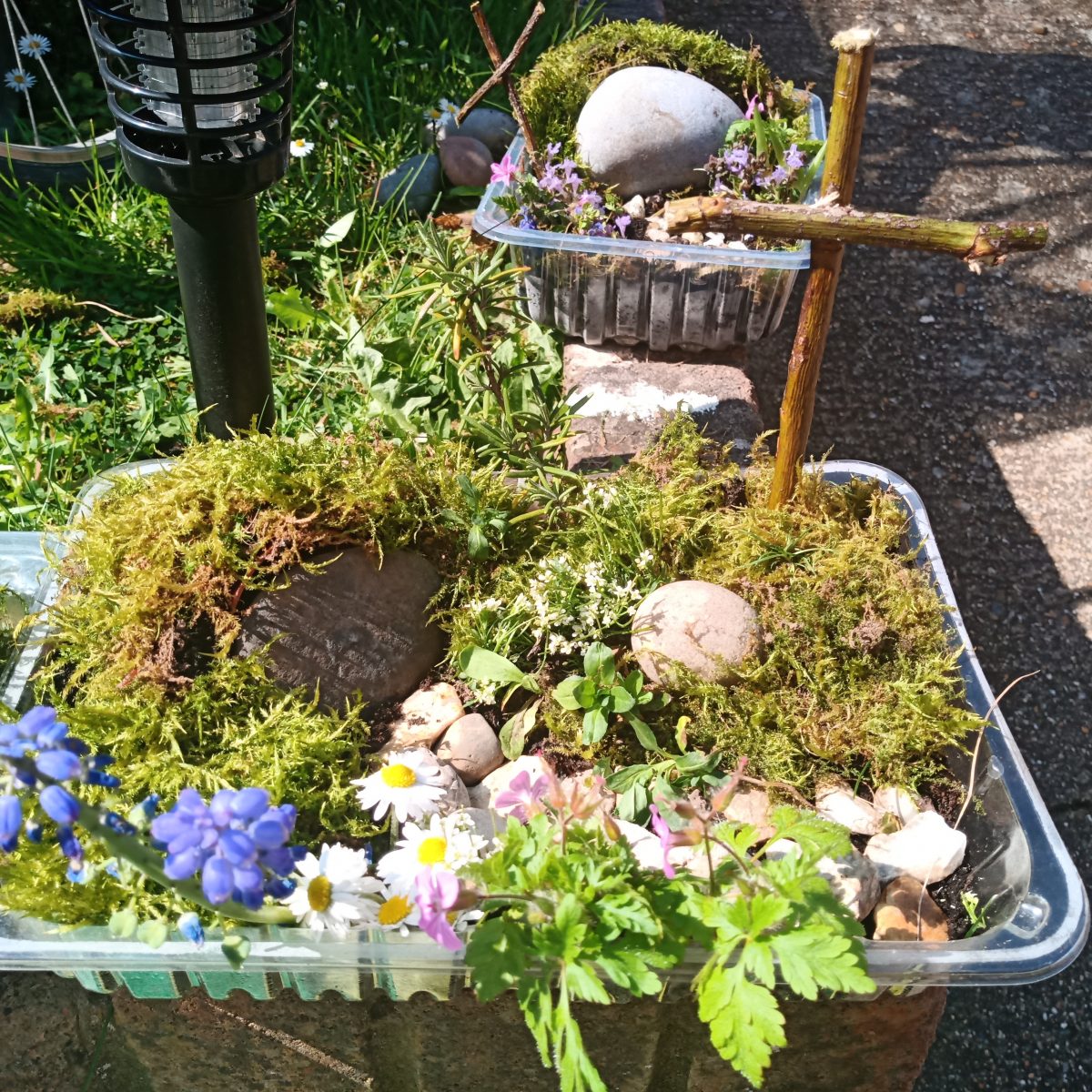 Hanc recycled easter Garden (1)
