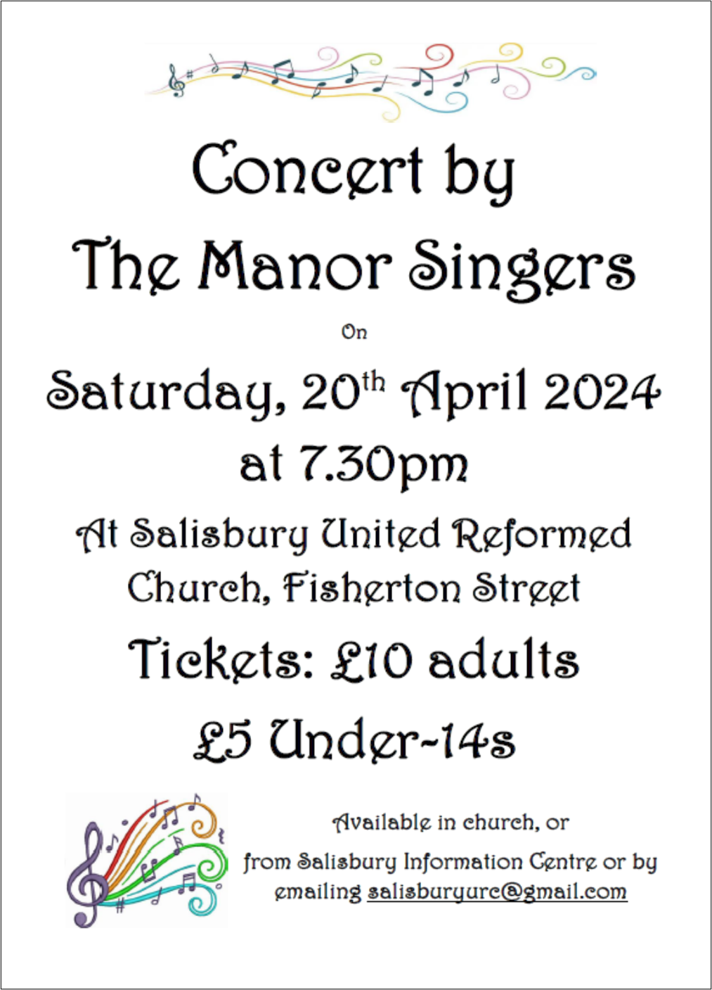 Manor Singers Concert